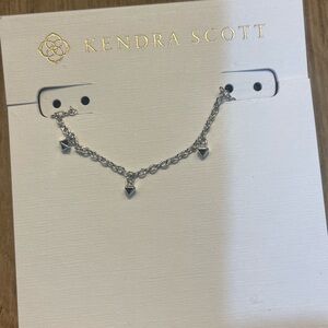 NWT Kendra Scott Henry Strand Necklace in Silver